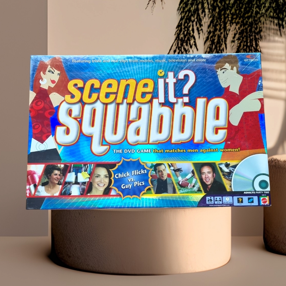 Scene It? Squabble The DVD Game that Matches Men Against Women New